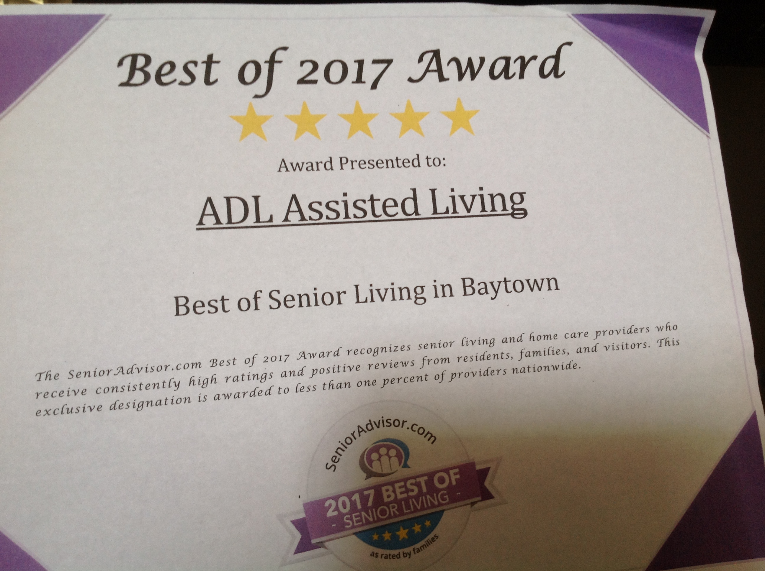 ADL  Assisted Living's Photo