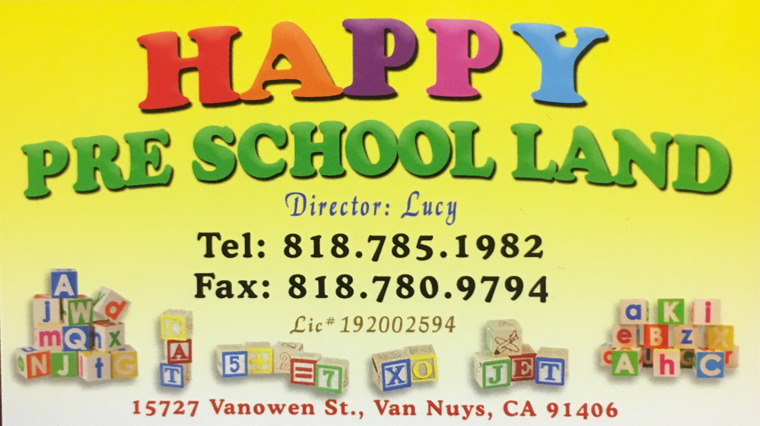 HAPPY PRESCHOOL LAND INC.'s Photo