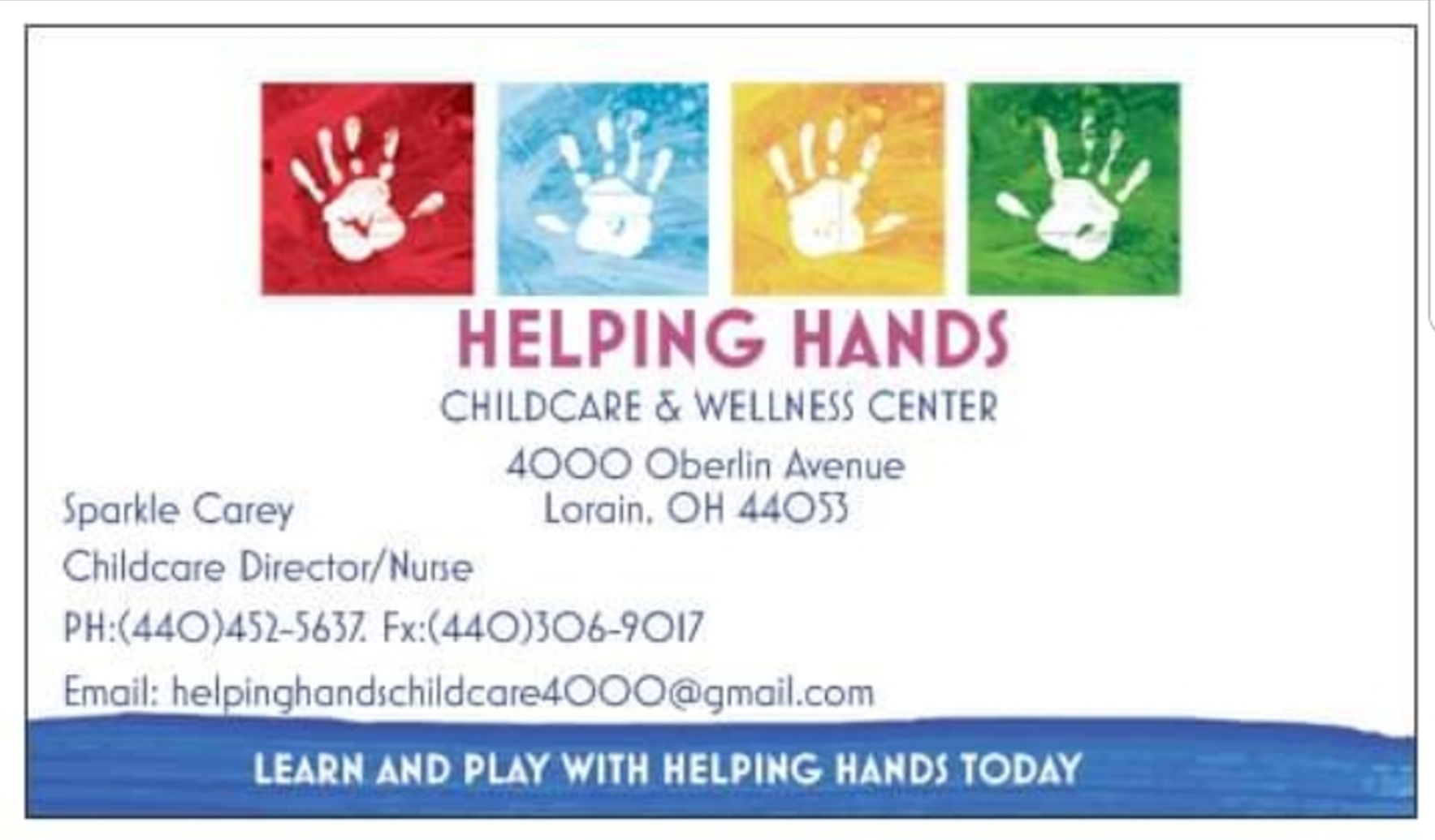 HELPING HANDS CHILDCARE AND WELLNESS CENTER LLC's Photo
