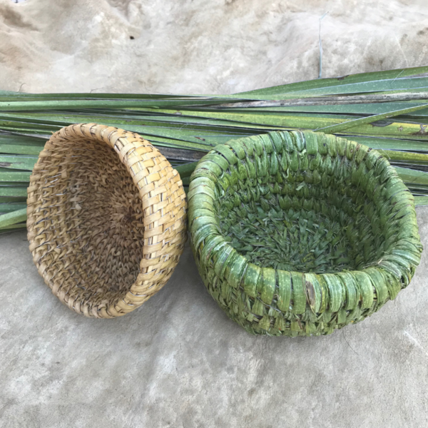 Yucca Leaf Basket Making