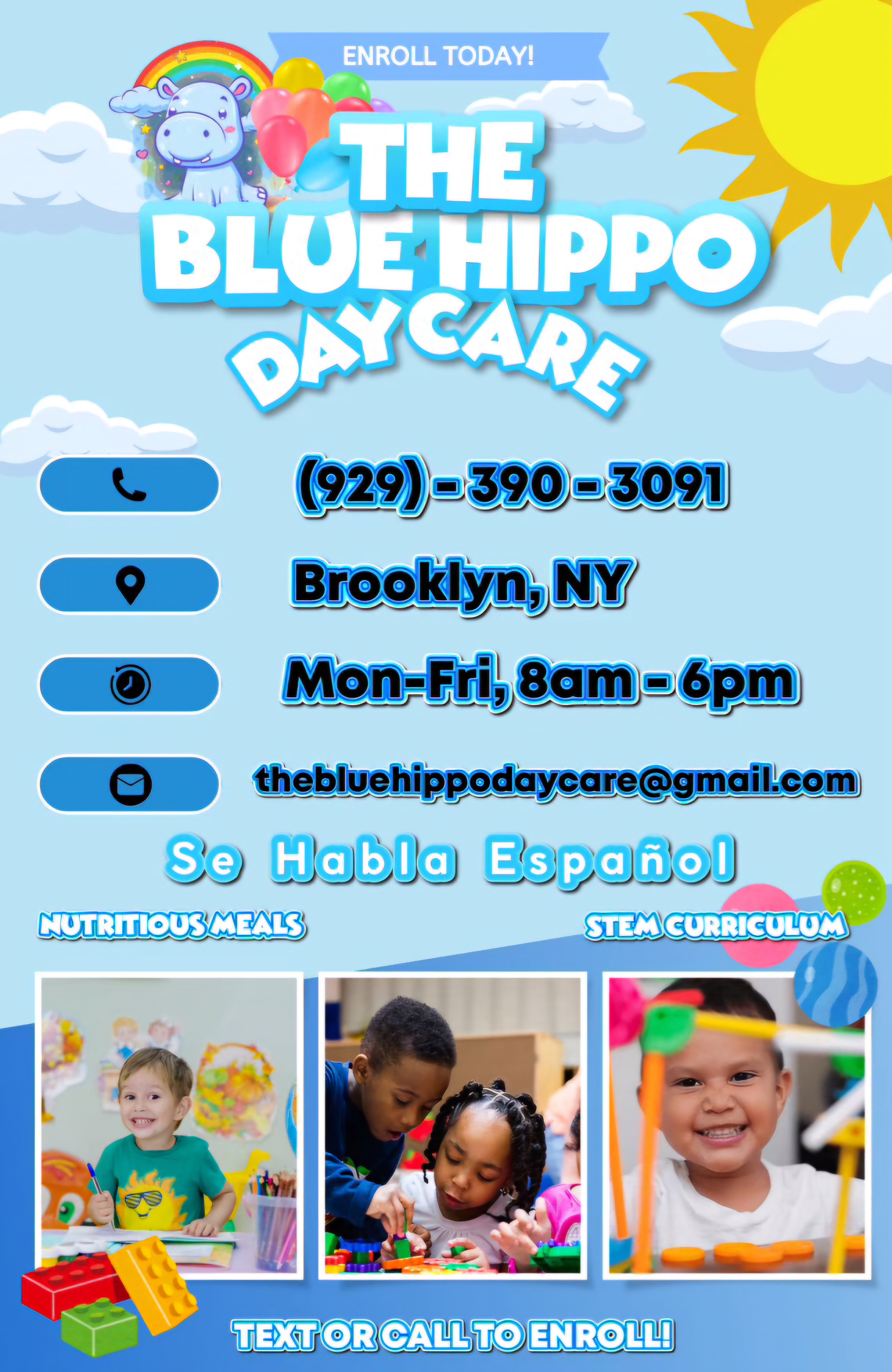 The Blue Hippo Daycare's Photo
