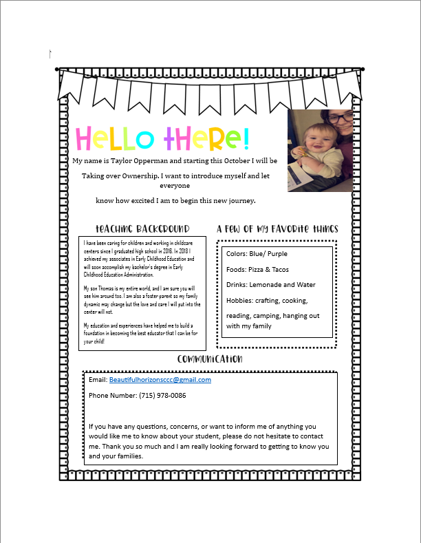 Beautiful Horizons Child Care Center's Photo