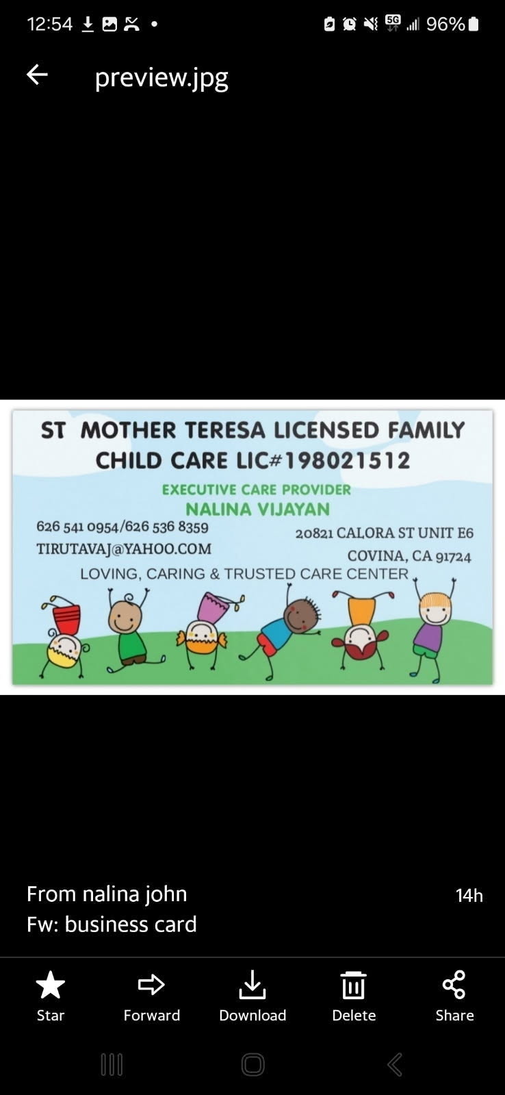 ST Mother Teresa Licensed Family Child care LLC's Photo