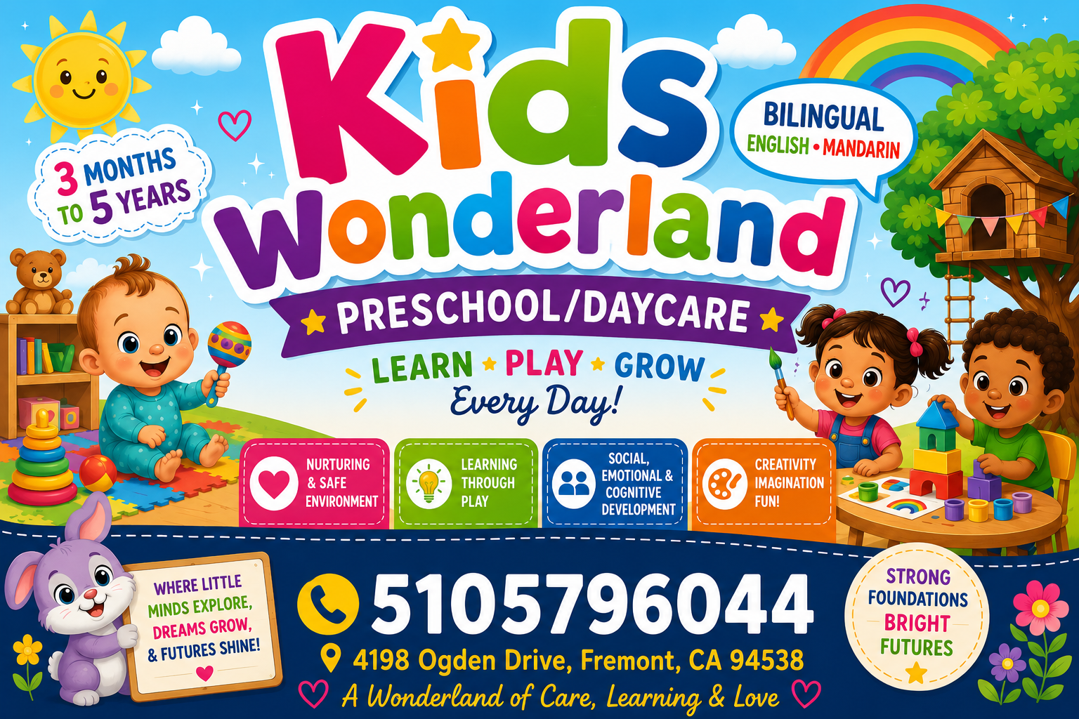 Kids Wonderland preschool/Daycare